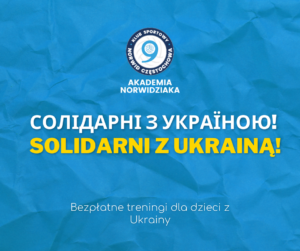 Solidarni z Ukrainą — bezpłatne zajęcia dla dzieci.